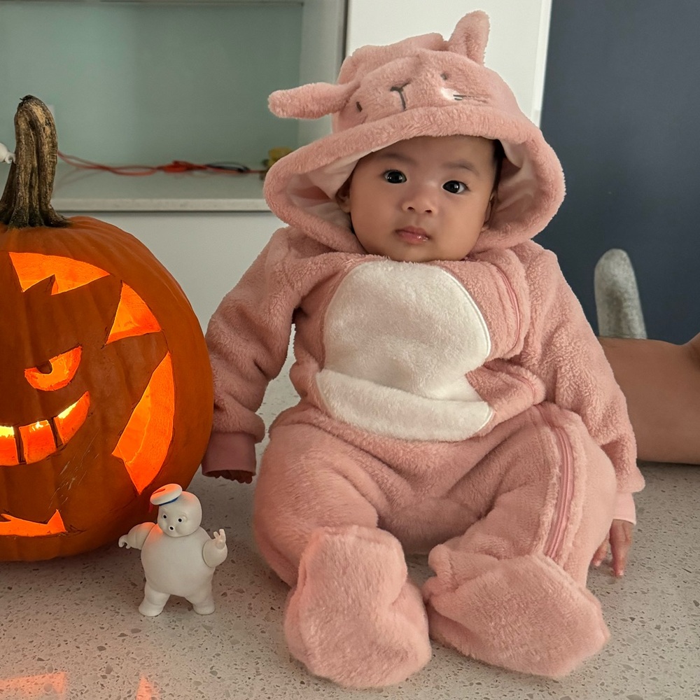 Easter Bunny Fleece Baby Onesie